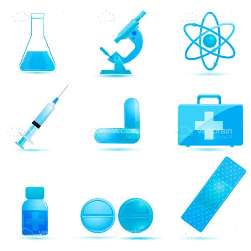 Medicine and Science Icon Set